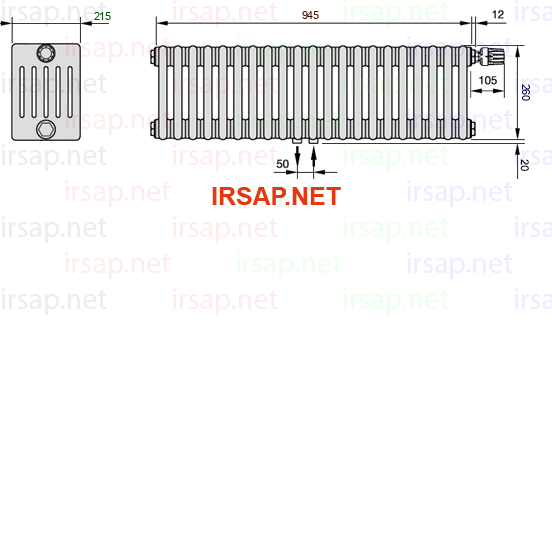 Радиатор IRSAP Tesi 60260/21 T52 CL 01